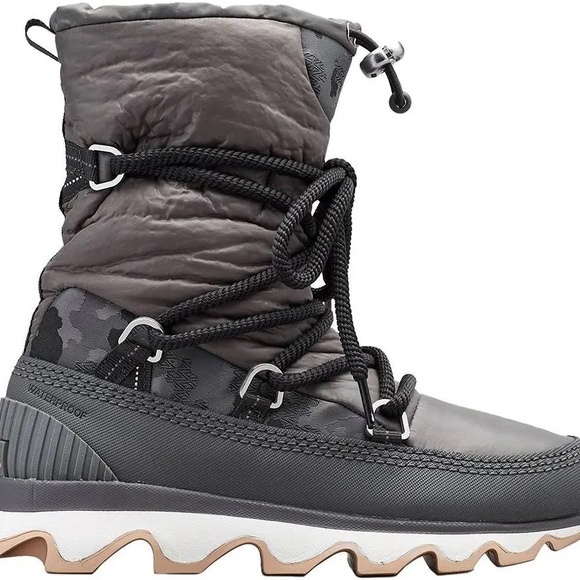 Sorel Shoes - Sorel Kinetic Boots - Grey/White